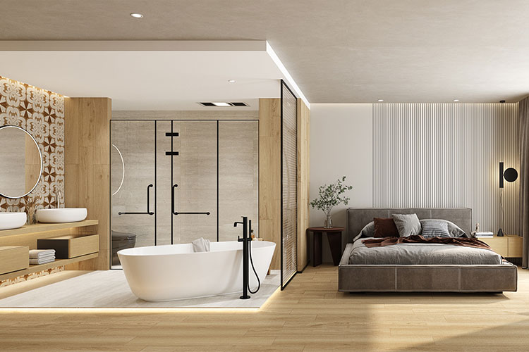 Bagno in camera: comfort esclusivo e design raffinato per la tua privacy