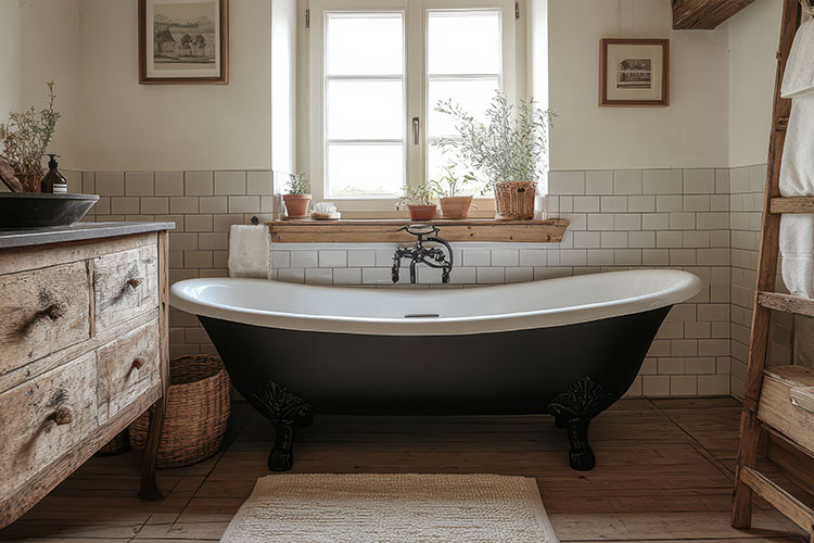 Bagno Retrò / Vintage: fascino senza tempo con soluzioni su misura
