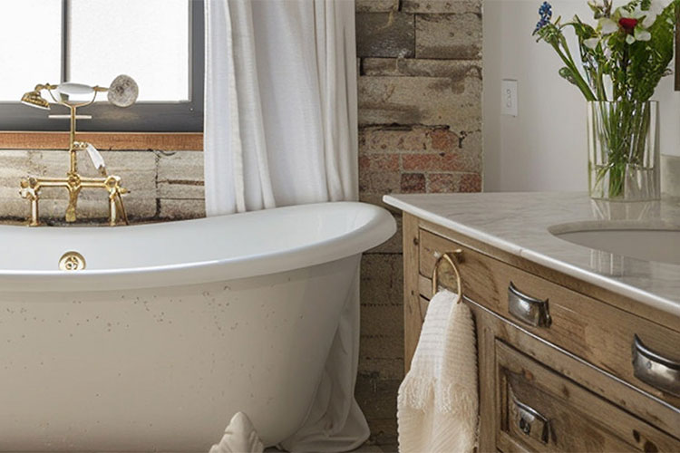 Bagno shabby: eleganza vissuta e romanticismo senza tempo