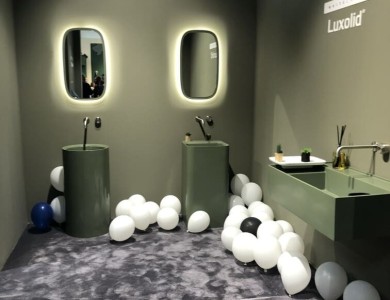 mobile bagno romantico con specchio led