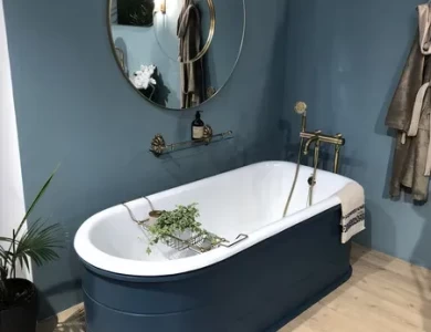 bagno moderno con tubi a scomparsa verona